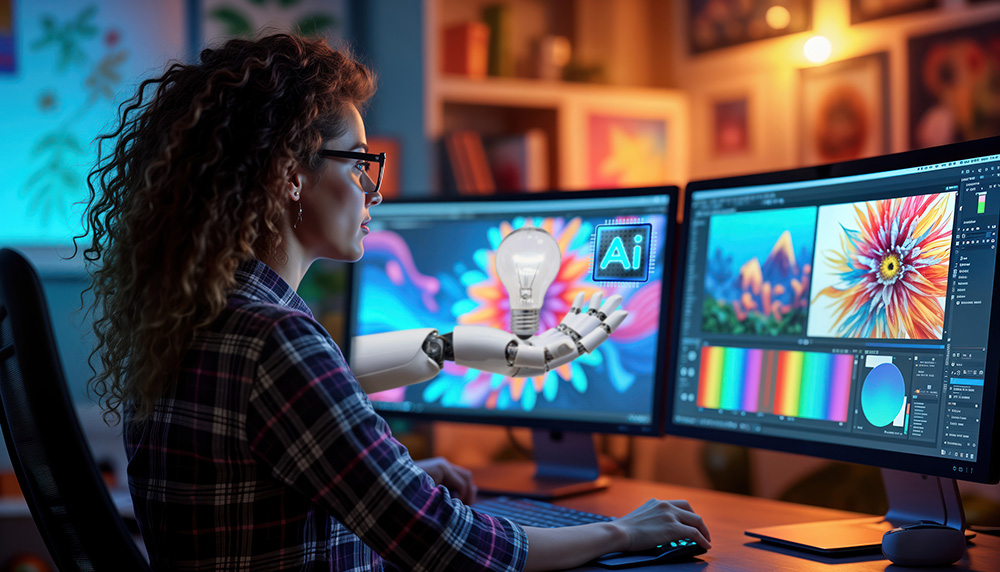 woman designer AI
