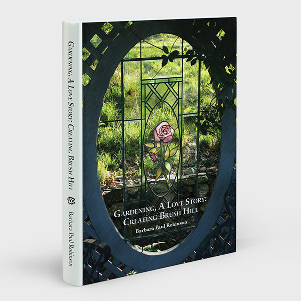 Gardening A Love Story book cover with a rose in the middle