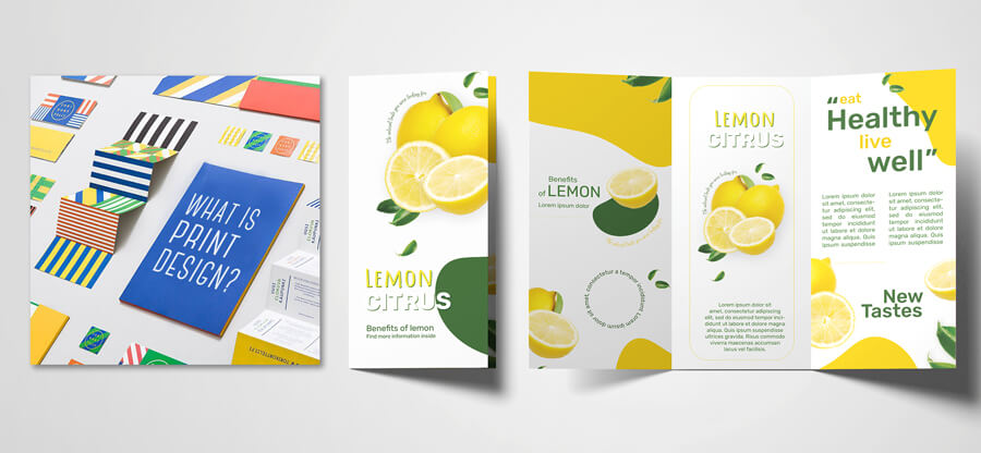 Print design examples