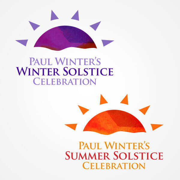 Living Music Winter and Summer Solstice logos