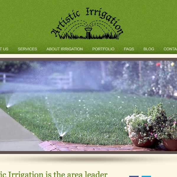 Artistic Irrigation website thumb