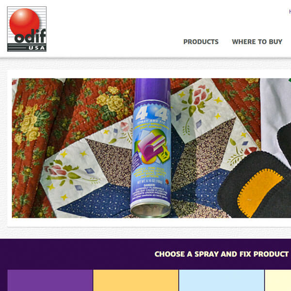 Odif USA website thumb