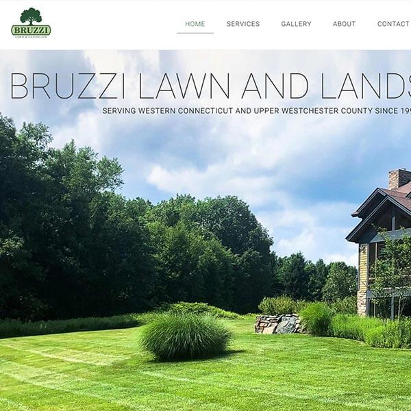 Bruzzi Lawn and Landscapes website design thumb